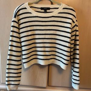 F21 cropped sweater